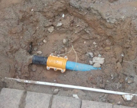 乌拉特前水管漏水检测的情况